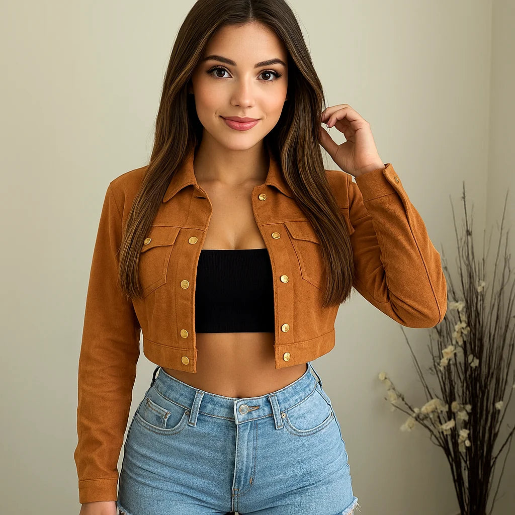 🔥"Nueva Chaqueta Corta Premium – Estilo, comodidad y color en una sola prenda para tu ser más querido"👑