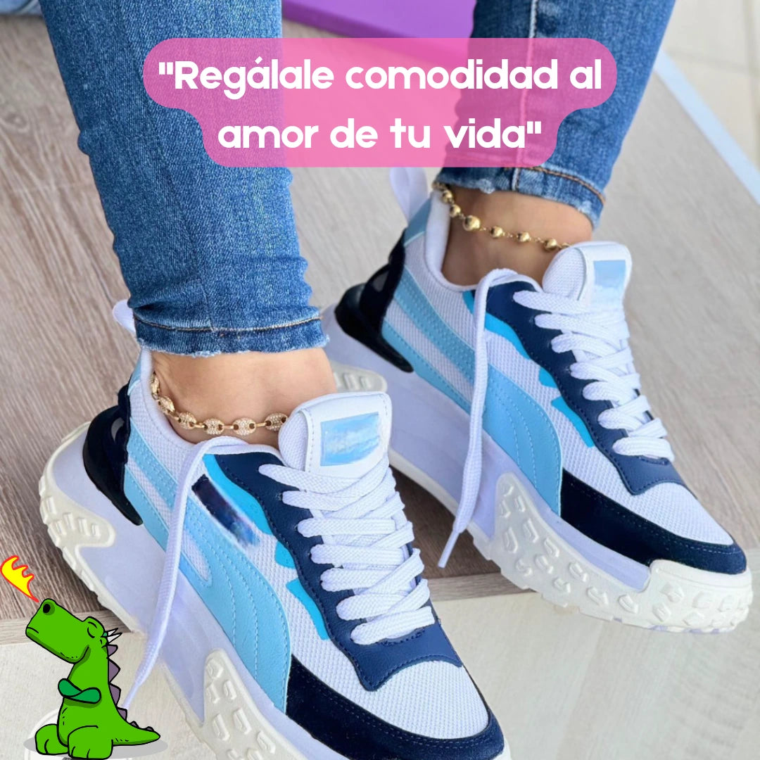 👑Tenis Cómodos Dama - Haz que mamá camine con amor este Día de las Madres 💖👟 TE DAMOS UN BONO DESCUENTO ESPECIAL EN TU SEGUNDO PAR DE TENIS.
