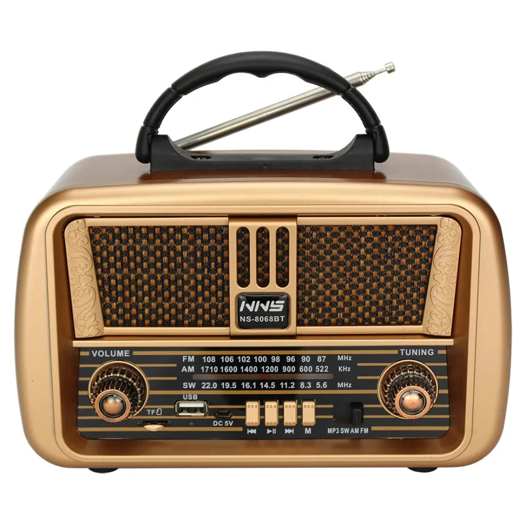 👩🧔"NUEVO - Radio Vintage Recargable – El regalo perfecto para papá o para revivir tu infancia"🎶