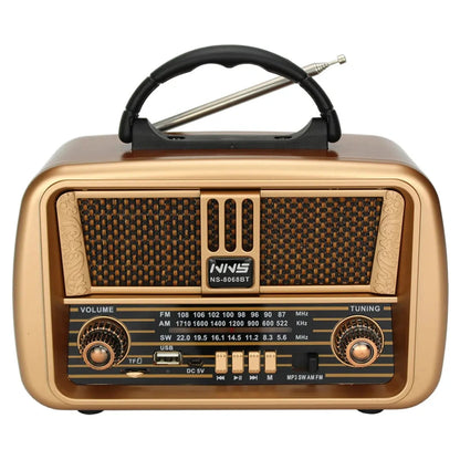 👩🧔"NUEVO - Radio Vintage Recargable – El regalo perfecto para papá o para revivir tu infancia"🎶
