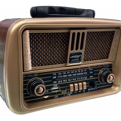 👩🧔"NUEVO - Radio Vintage Recargable – El regalo perfecto para papá o para revivir tu infancia"🎶