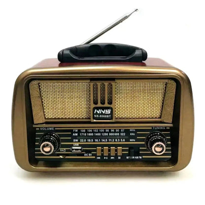 👩🧔"NUEVO - Radio Vintage Recargable – El regalo perfecto para papá o para revivir tu infancia"🎶