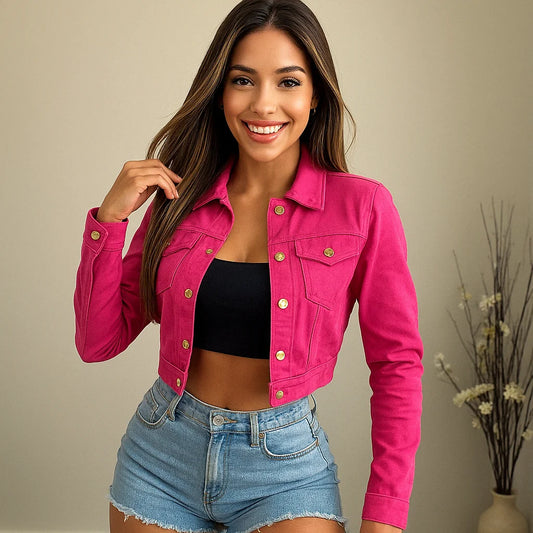 🔥"Nueva Chaqueta Corta Premium – Estilo, comodidad y color en una sola prenda para tu ser más querido"👑